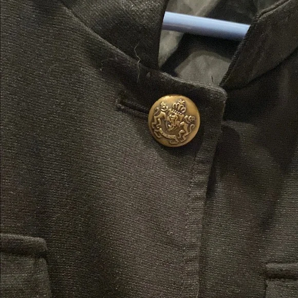 Apt. 9 Black Military Style Jacket - Picture 5 of 7